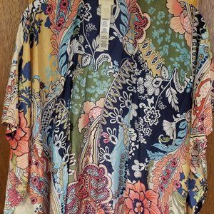 Chico's Fringe Kimono